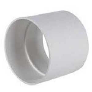 Unión PVC color  blanca de 3" para  tubería sanitaria